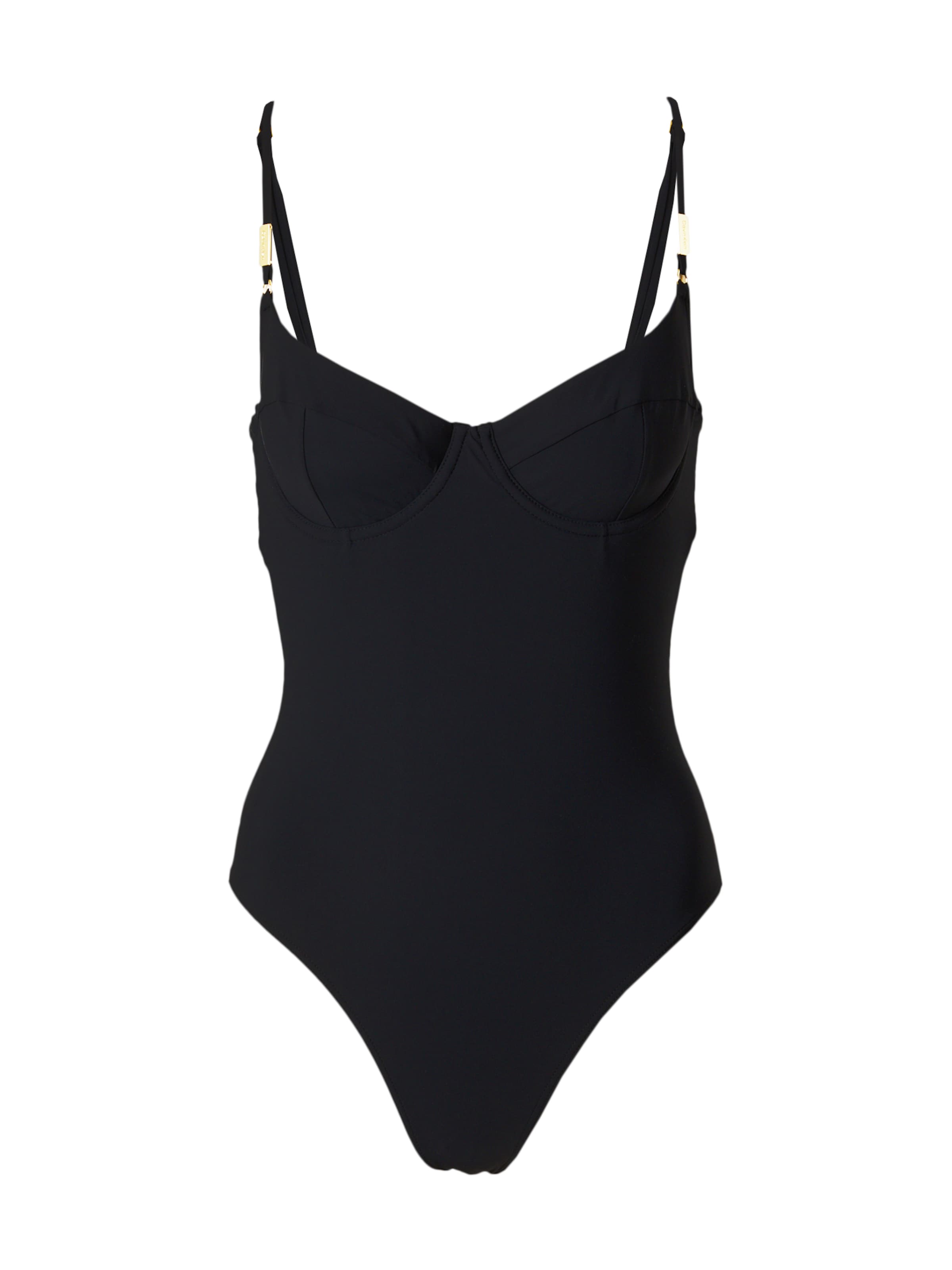 Balconcino Costume intero di Calvin Klein Swimwear in nero: frontale