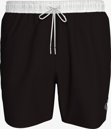 Calvin Klein Swimwear Board Shorts in Black: front