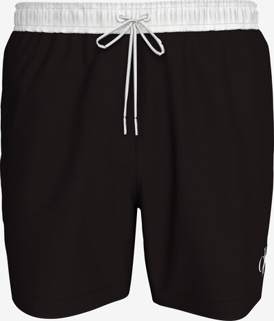 Calvin Klein Swimwear Board Shorts in Black / White, Item view