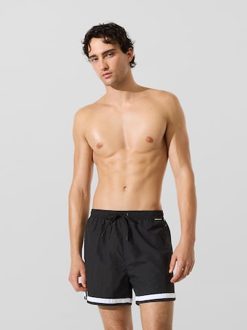 Karl Lagerfeld Плавательные шорты в Черный: спереди