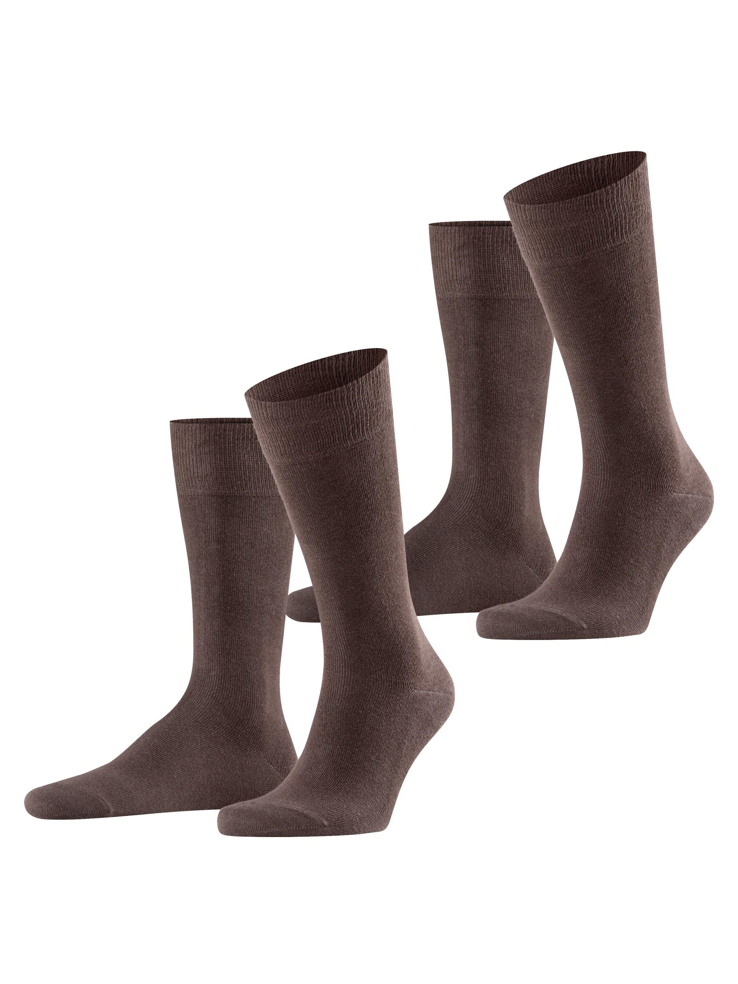 FALKE Socken 'Swing 2-Pack'‌‌‌‌‌‌‌‌‌ in Braun: Vorderseite