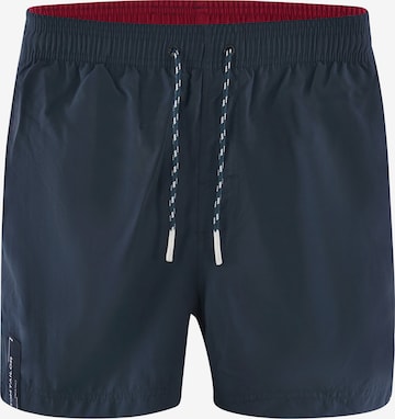 TOM TAILOR Zwemshorts 'PIET' in Blauw: voorkant