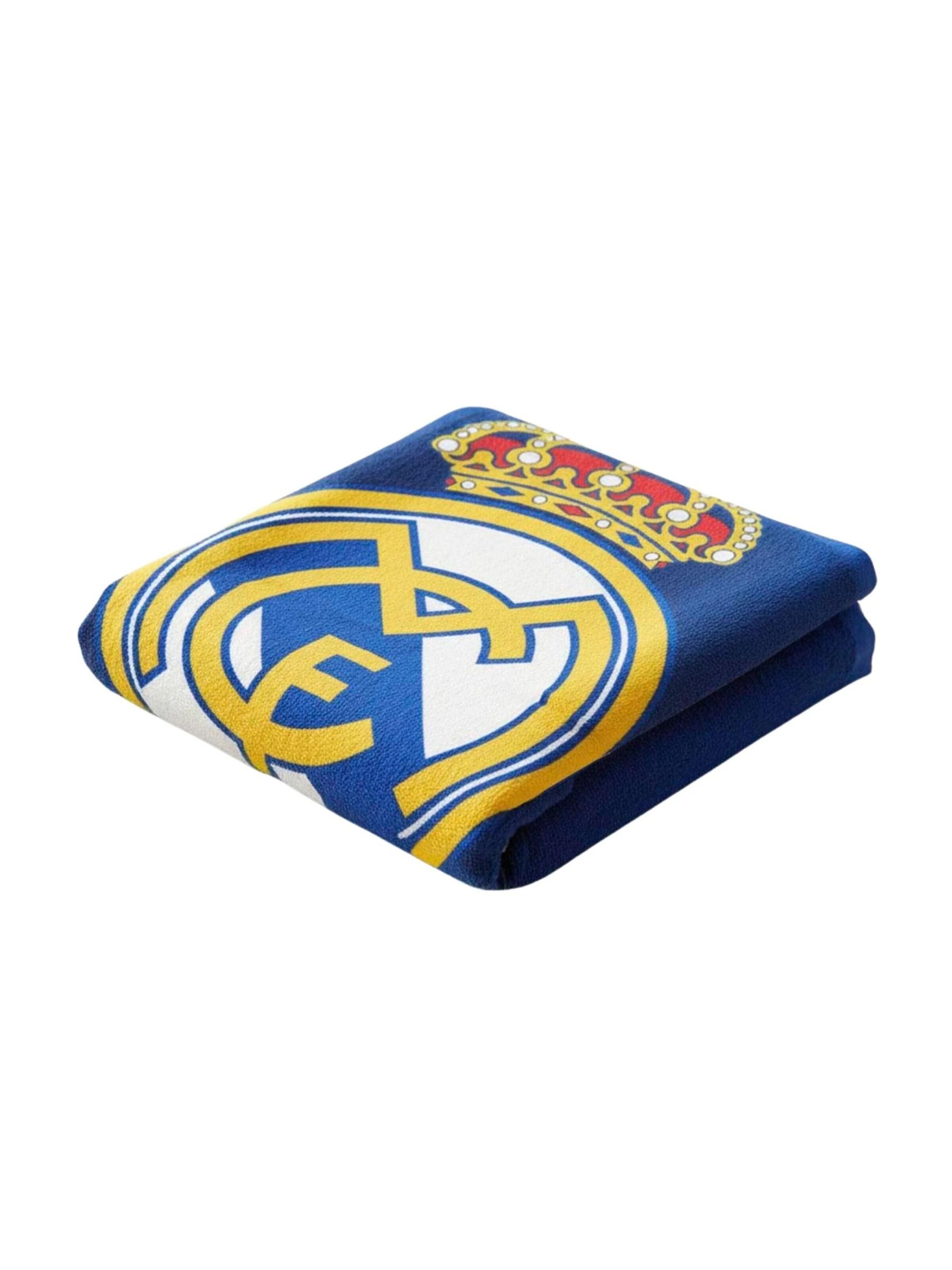 Serviette de plage 'Real Madrid Polyester Badetuch Strandtuch Fanartikel' Cerdá en bleu