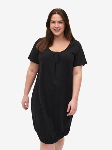 Zizzi Dress in Black: front