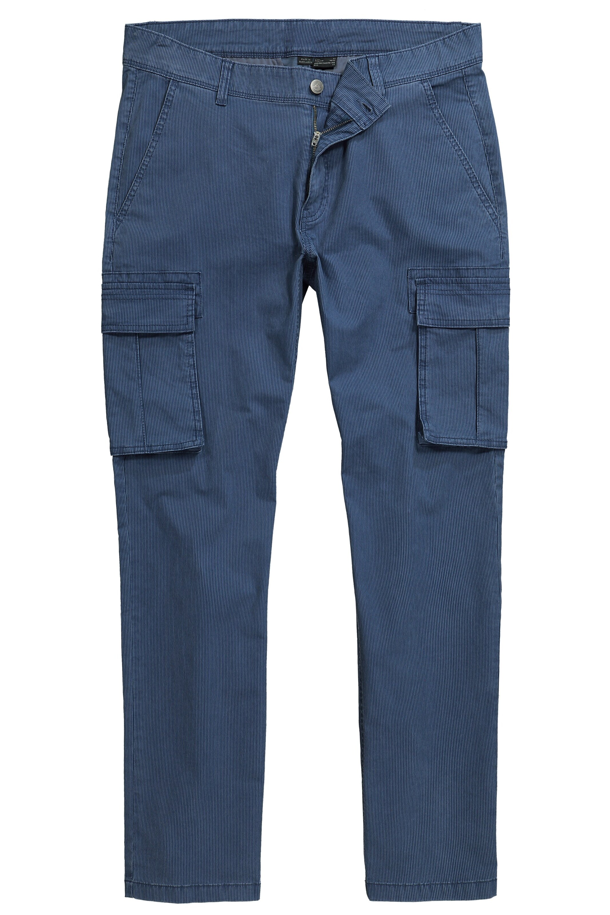 Boston Park Cargobroek in de kleur Donkerblauw, Productweergave