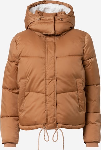 TOM TAILOR DENIM Winter jacket in Beige: front