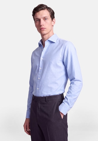 SEIDENSTICKER Regular Fit Hemd in Blau: Vorderseite