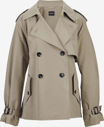 MADELEINE Between-seasons coat in Beige: front