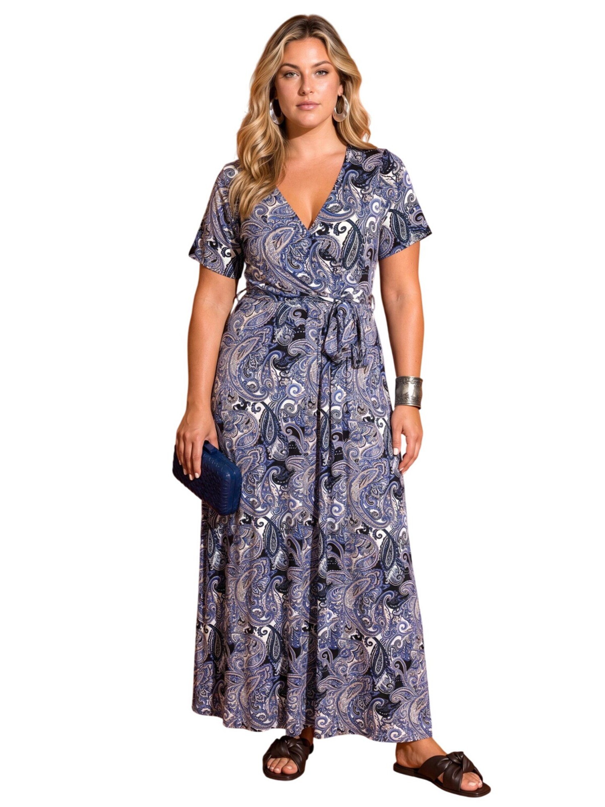 Shape Of You Jurk in Blauw
