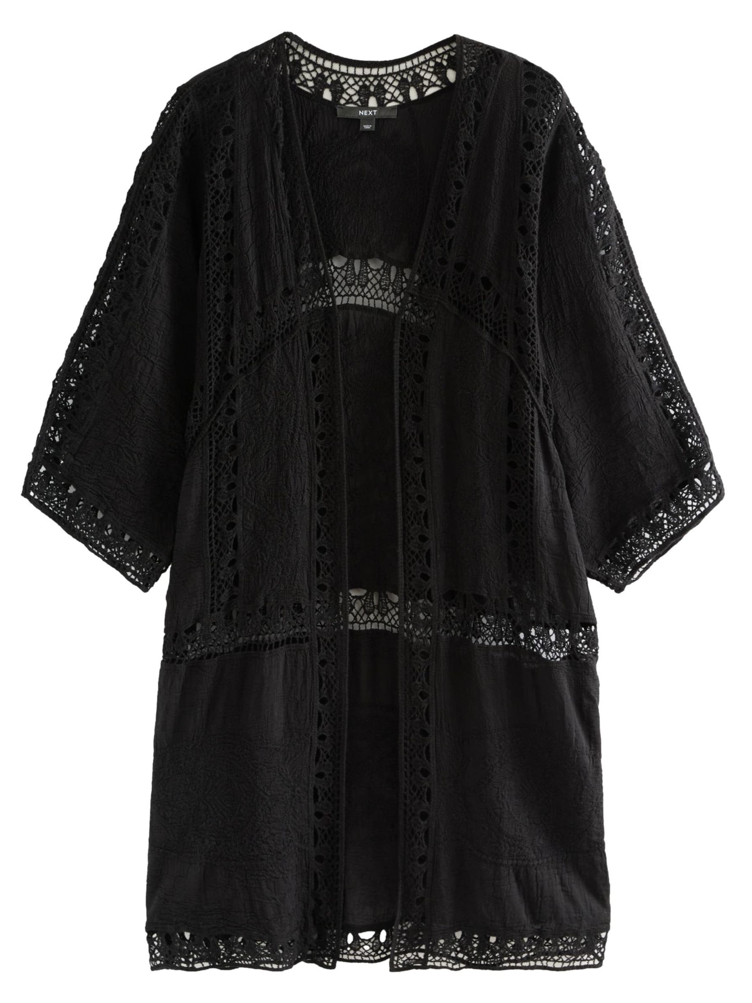 Next Kimono – černá: přední strana