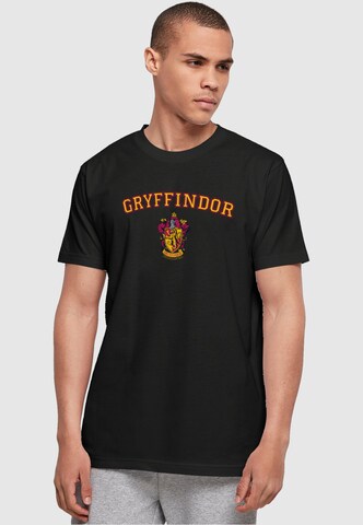 T-Shirt 'Harry Potter - Hogwarts Gryffindor Crest' ABSOLUTE CULT en noir : devant