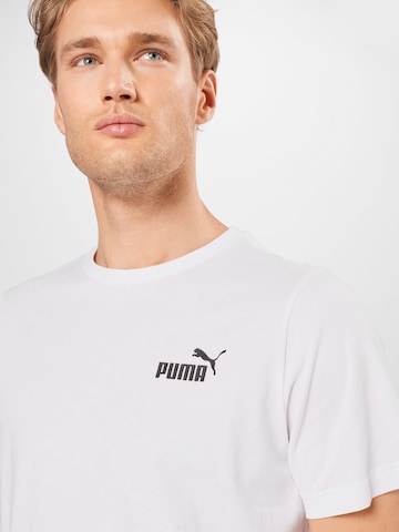 PUMA Функциональная футболка 'Essentials' в Белый