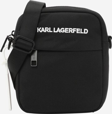 juoda Karl Lagerfeld Rankinė su ilgu dirželiu