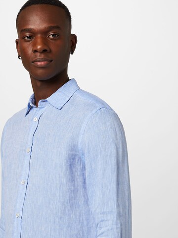 mėlyna UNITED COLORS OF BENETTON Standartinis modelis Marškiniai