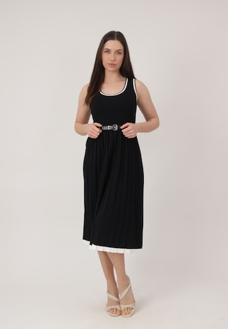 Abito in maglia di Elara in rosso