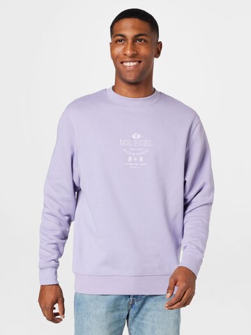 River Island Sweatshirt 'MYSTIC' in Purple: front