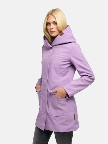 MARIKOO Functionele mantel 'Mayleen' in Lila: voorkant