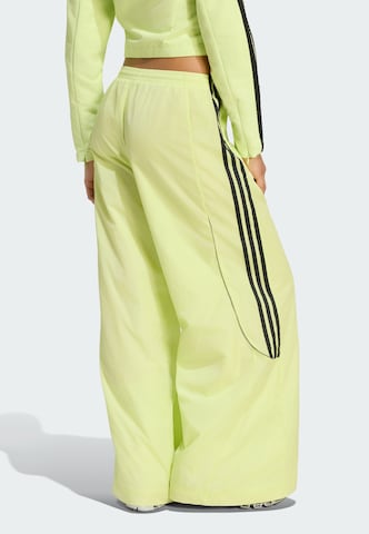Wide Leg Pantalon 'Teamgeist' ADIDAS ORIGINALS en jaune
