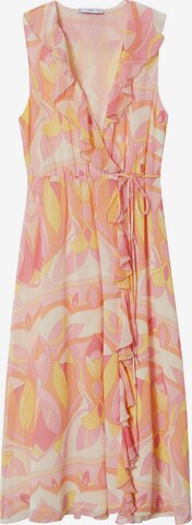 MANGO Dress in Pink: front