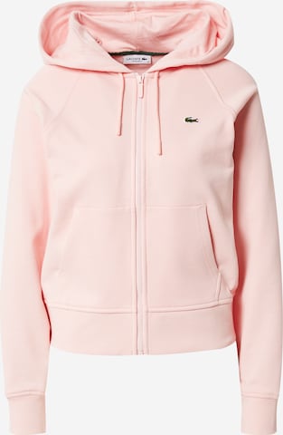 LACOSTE Sweatjacka i rosa: framsida