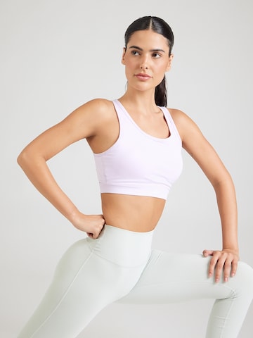 Bustieră Sutien sport de la Reebok pe roz: față