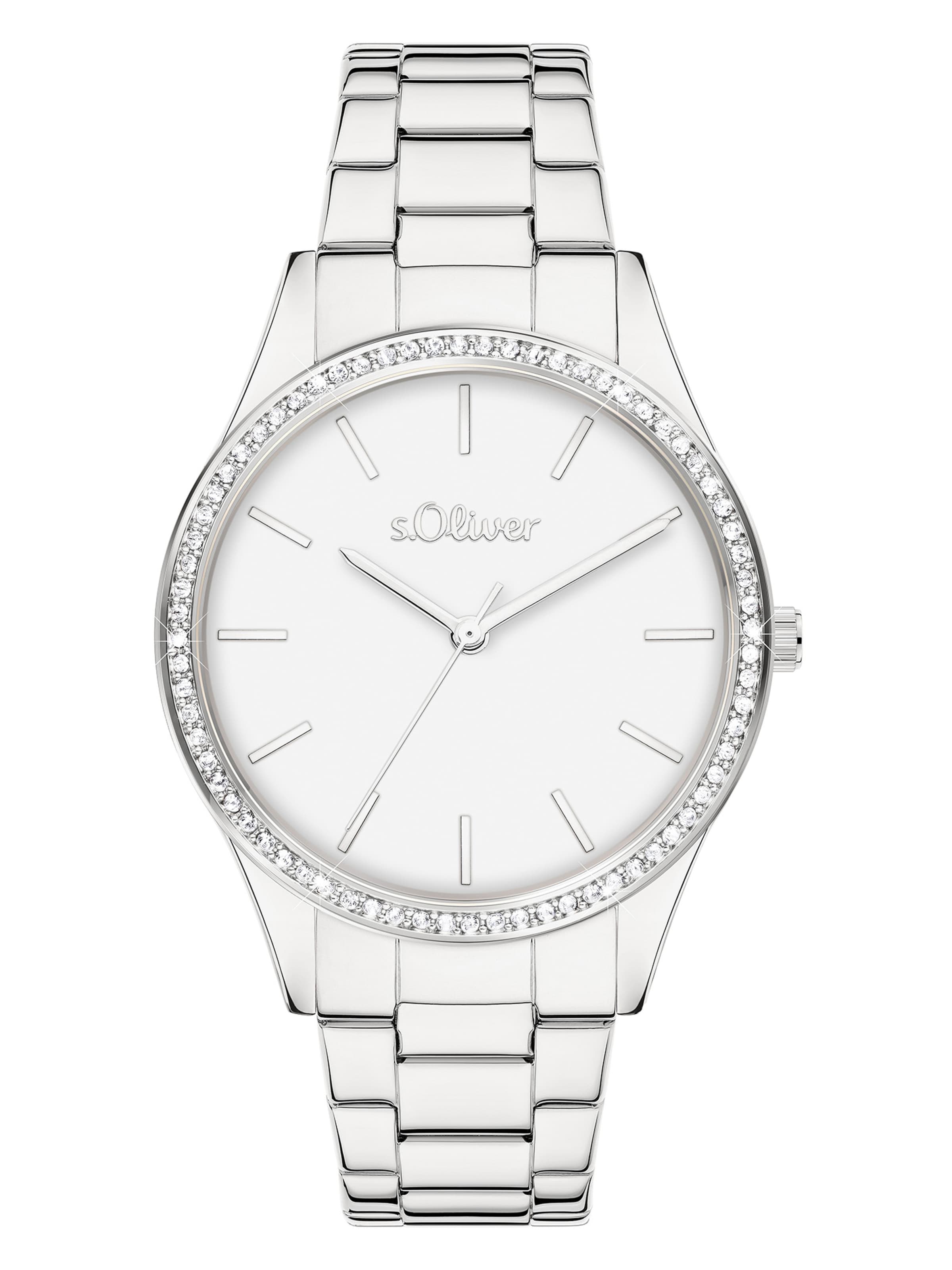 s.Oliver Analog Watch in Silver: front