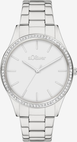 s.Oliver Analog Watch in Silver: front