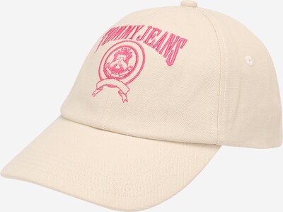 Kepurė iš Tommy Jeans, spalva – kremo / rožinė, Prekių apžvalga