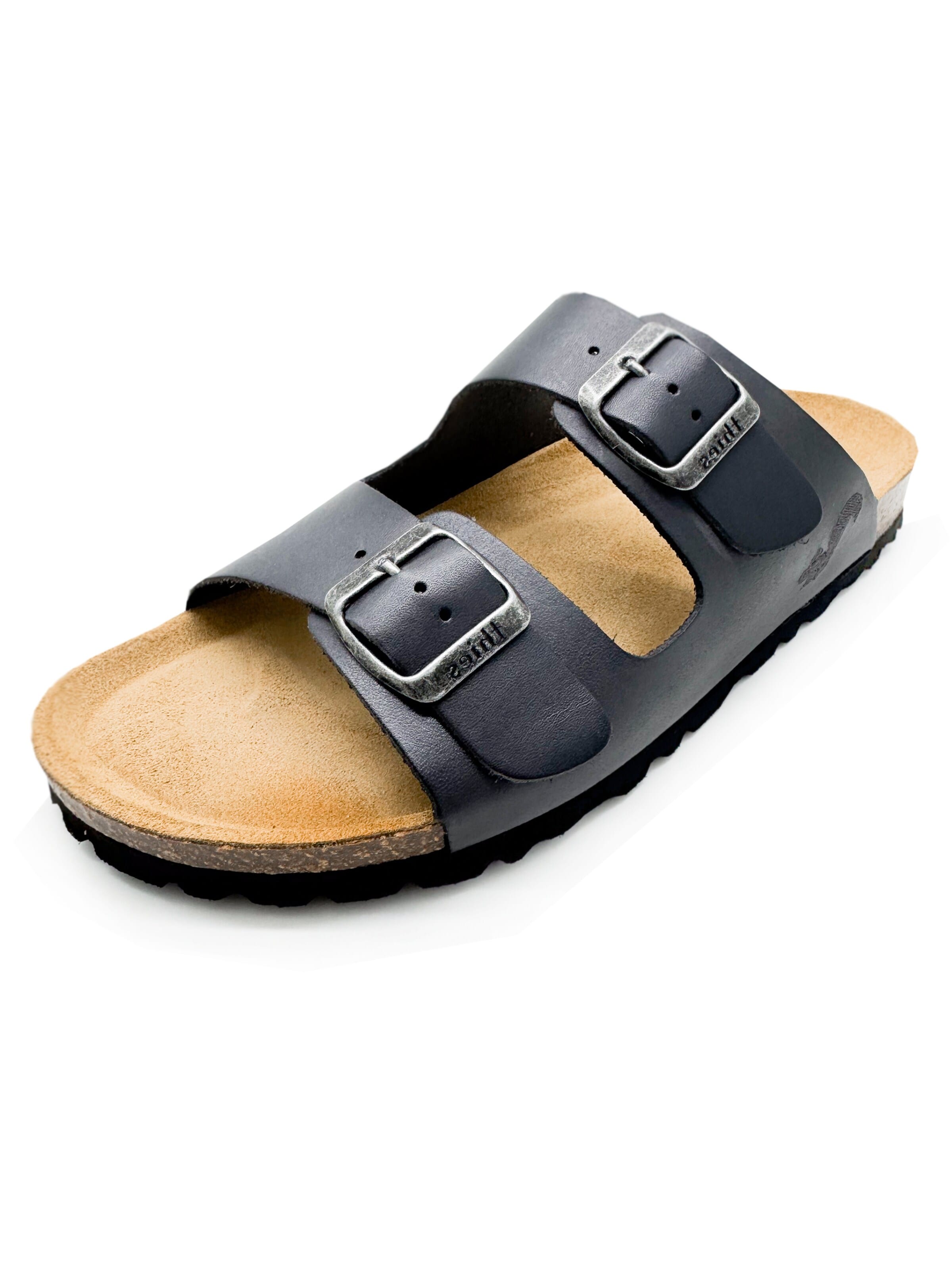 thies Mules 'thies 1856 ® Eco Leather Sandal' in Grey: front
