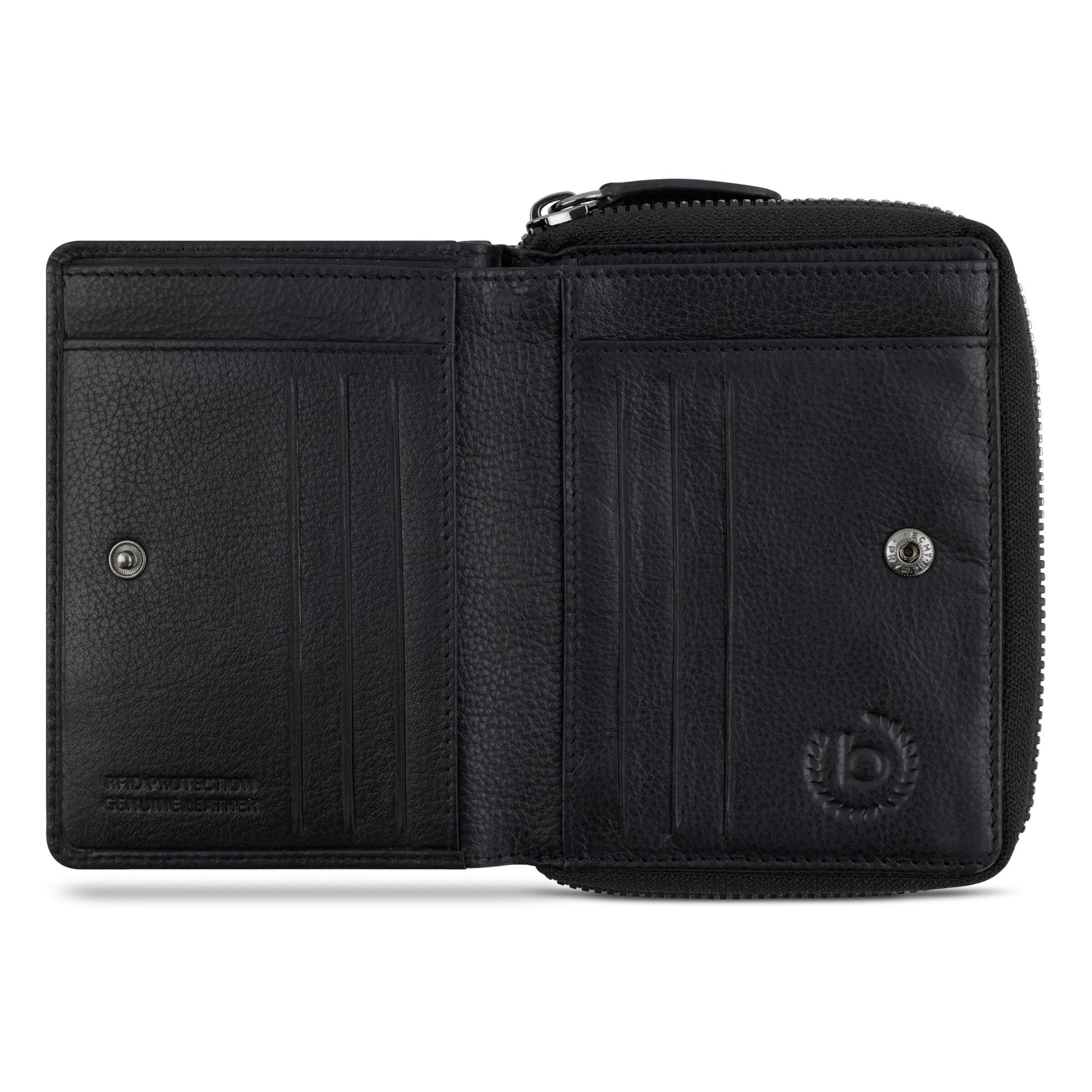 Portamonete 'Mira' di bugatti in nero