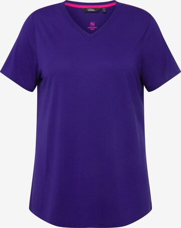 T-shirt Ulla Popken en violet : devant