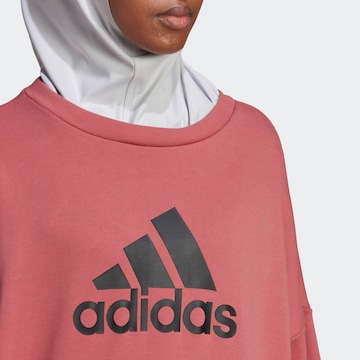 ADIDAS SPORTSWEAR - Sweatshirt de desporto 'Future Icons Badge Of Sport' em vermelho