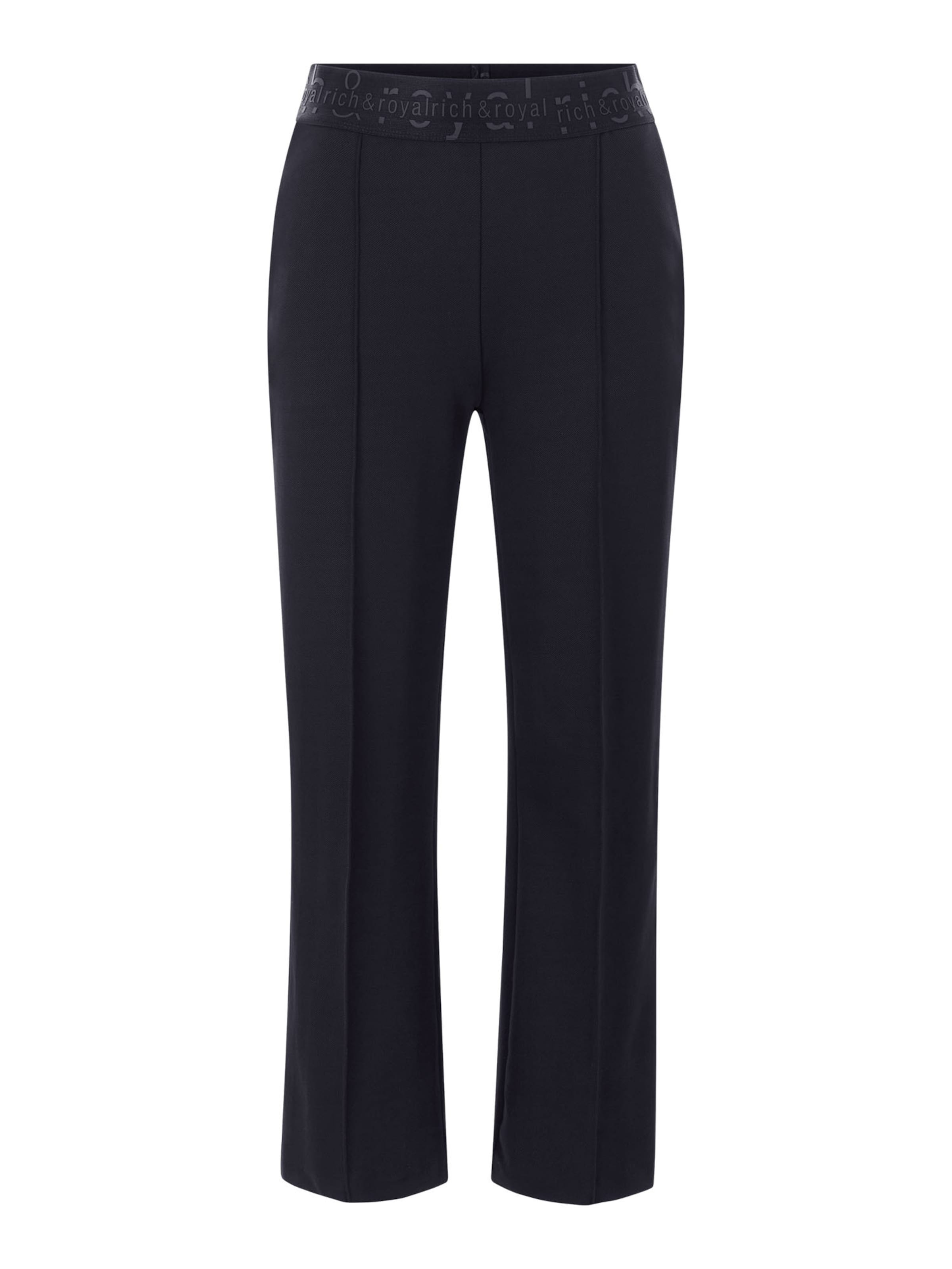 regular Pantaloni di Rich & Royal in nero: frontale