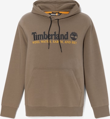 TIMBERLAND Mikina – hnědá: přední strana