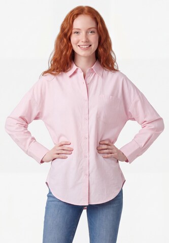 MYMO - Blusa en rosa: frente