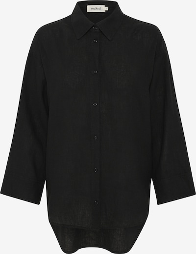 SOAKED IN LUXURY Blouse 'Vinda' in de kleur Zwart, Productweergave
