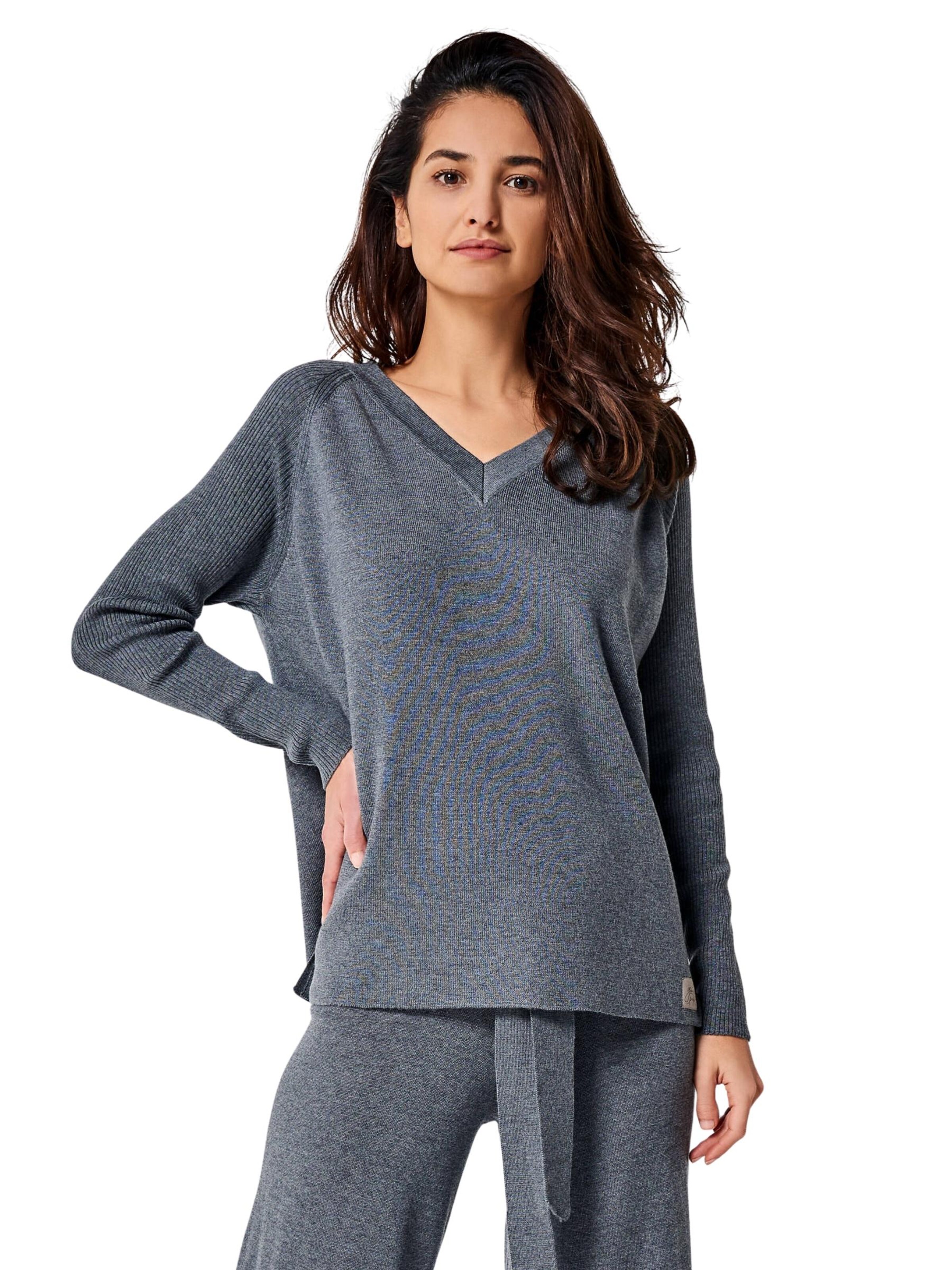 YOU LOOK PERFECT Sweater 'DORINA' in Grey: front