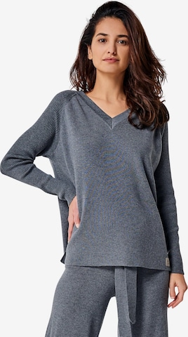 YOU LOOK PERFECT Pullover 'DORINA' in Grau: Vorderseite