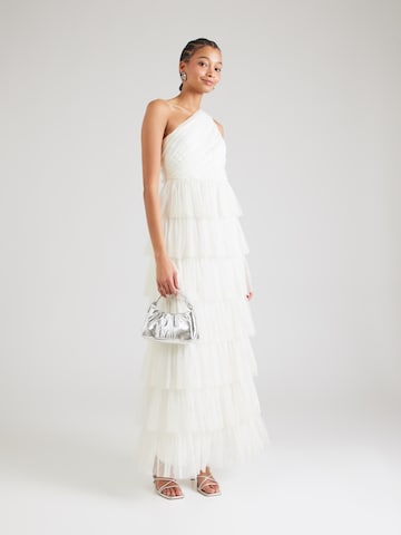 Maya Deluxe Evening dress in Beige
