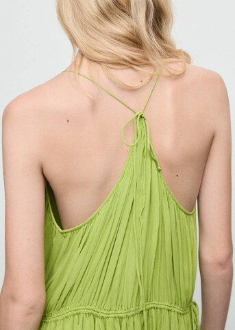 MANGO Dress 'Ocean' in Green