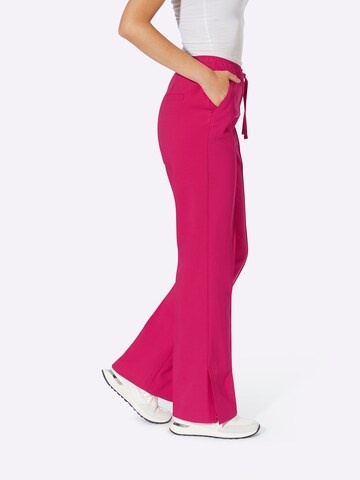 heine Flared Broek in Roze