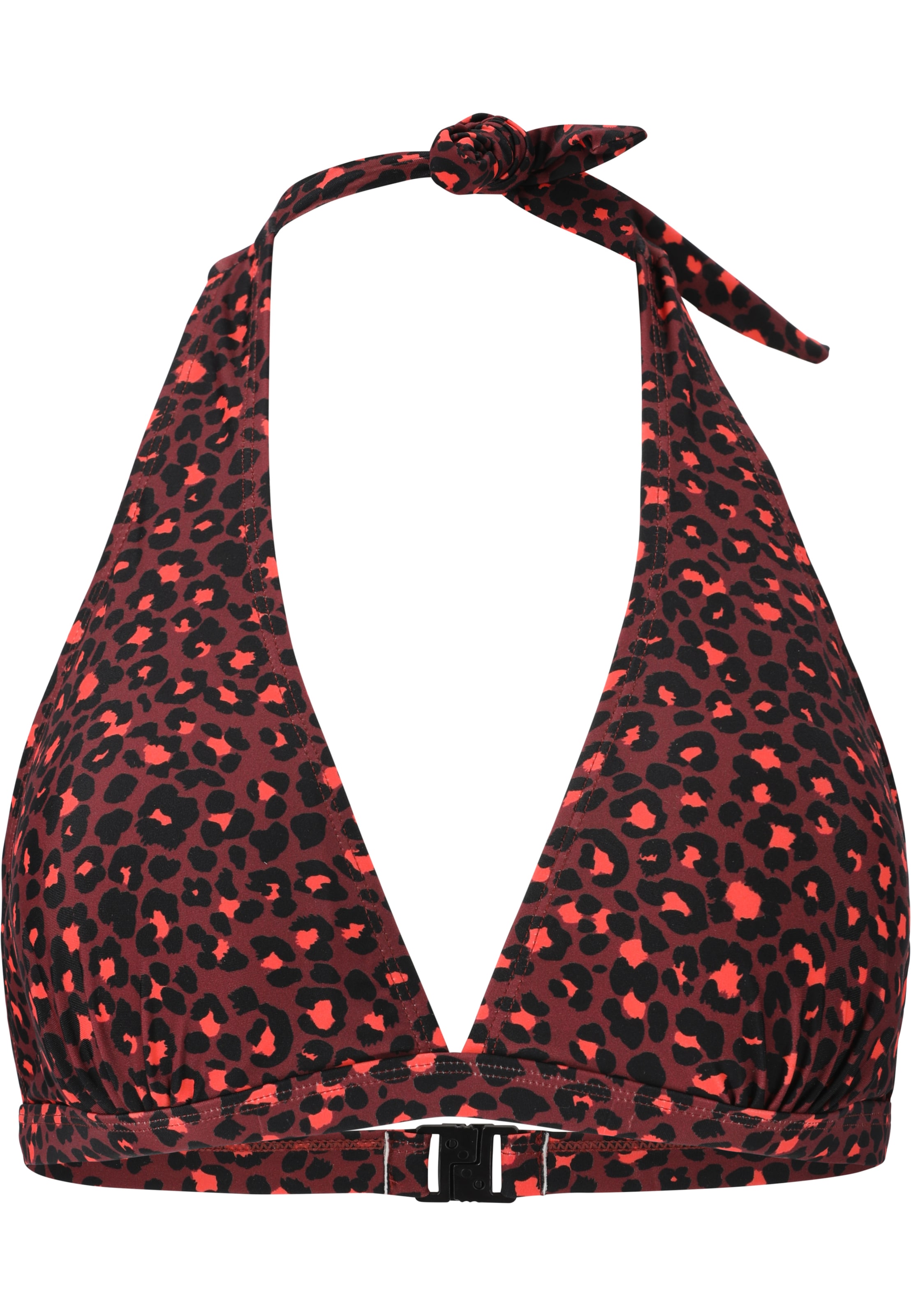 Cruz Triangle Bikini Top 'Pozzuoli' in Red: front