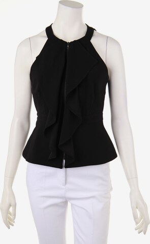 BCBGMAXAZRIA Ärmellose Bluse S-M in Schwarz: predná strana