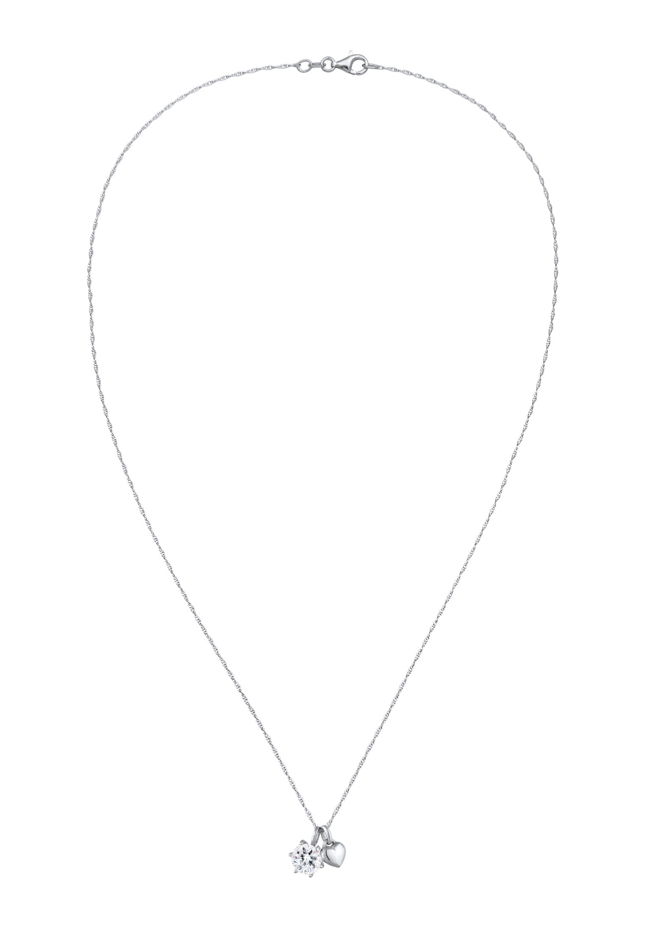 ELLI Ketting in Zilver: voorkant