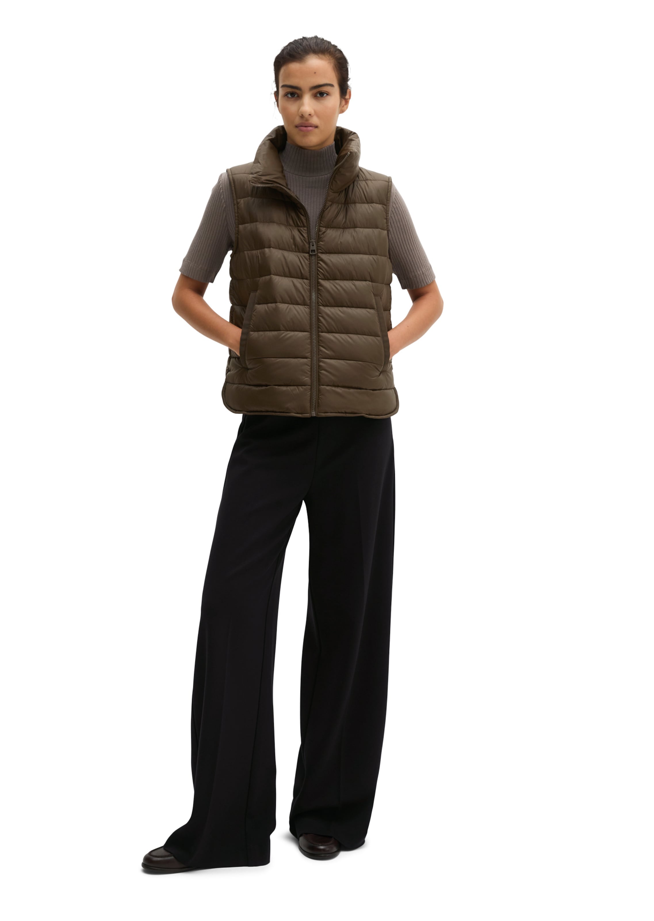 Marc O'Polo Vest in Brown