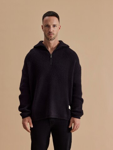 DAN FOX APPAREL Sweater 'Armin' in Black: front