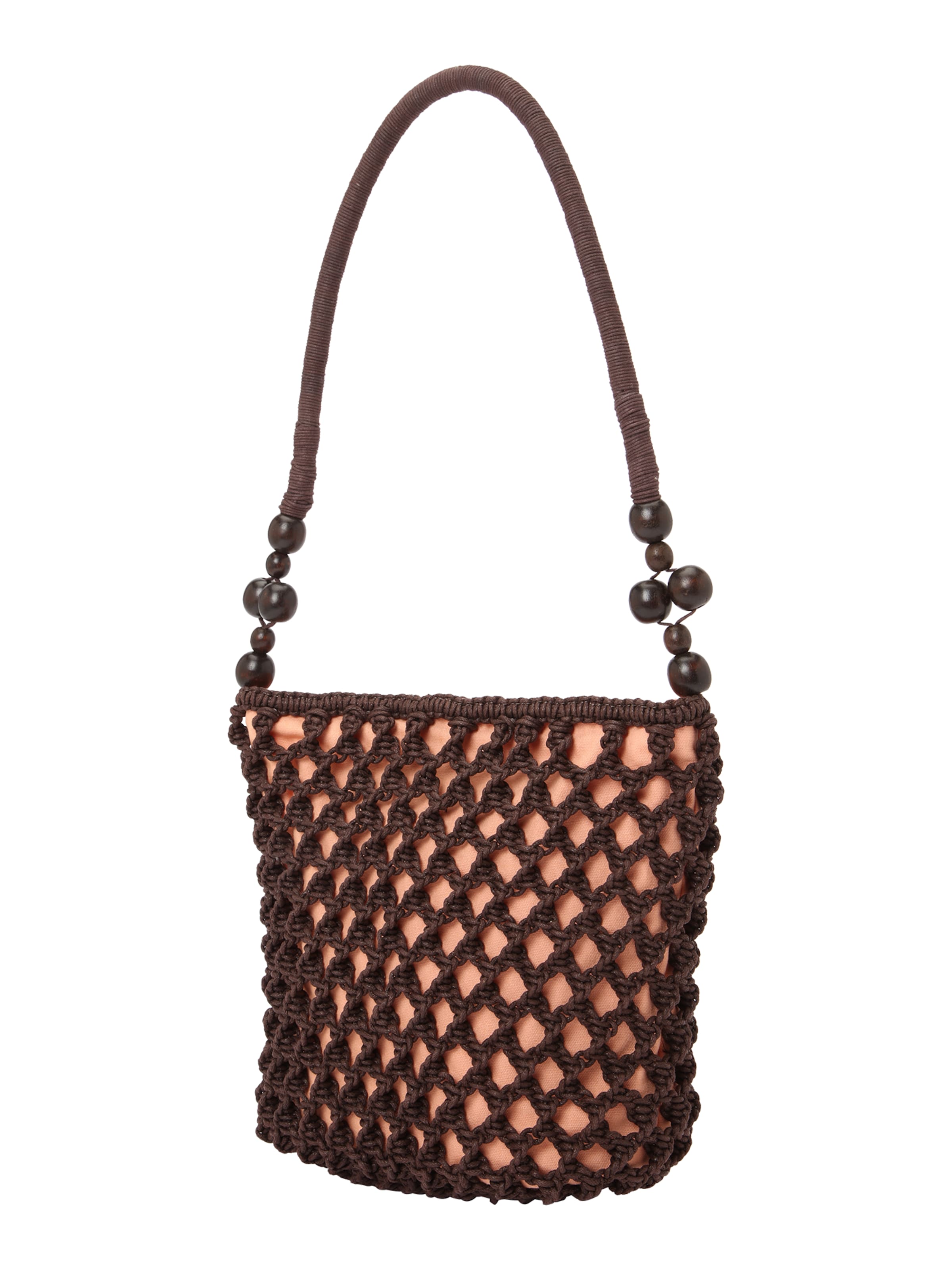 & Other Stories Sac bandoulière en brun foncé / orange clair, Vue avec produit