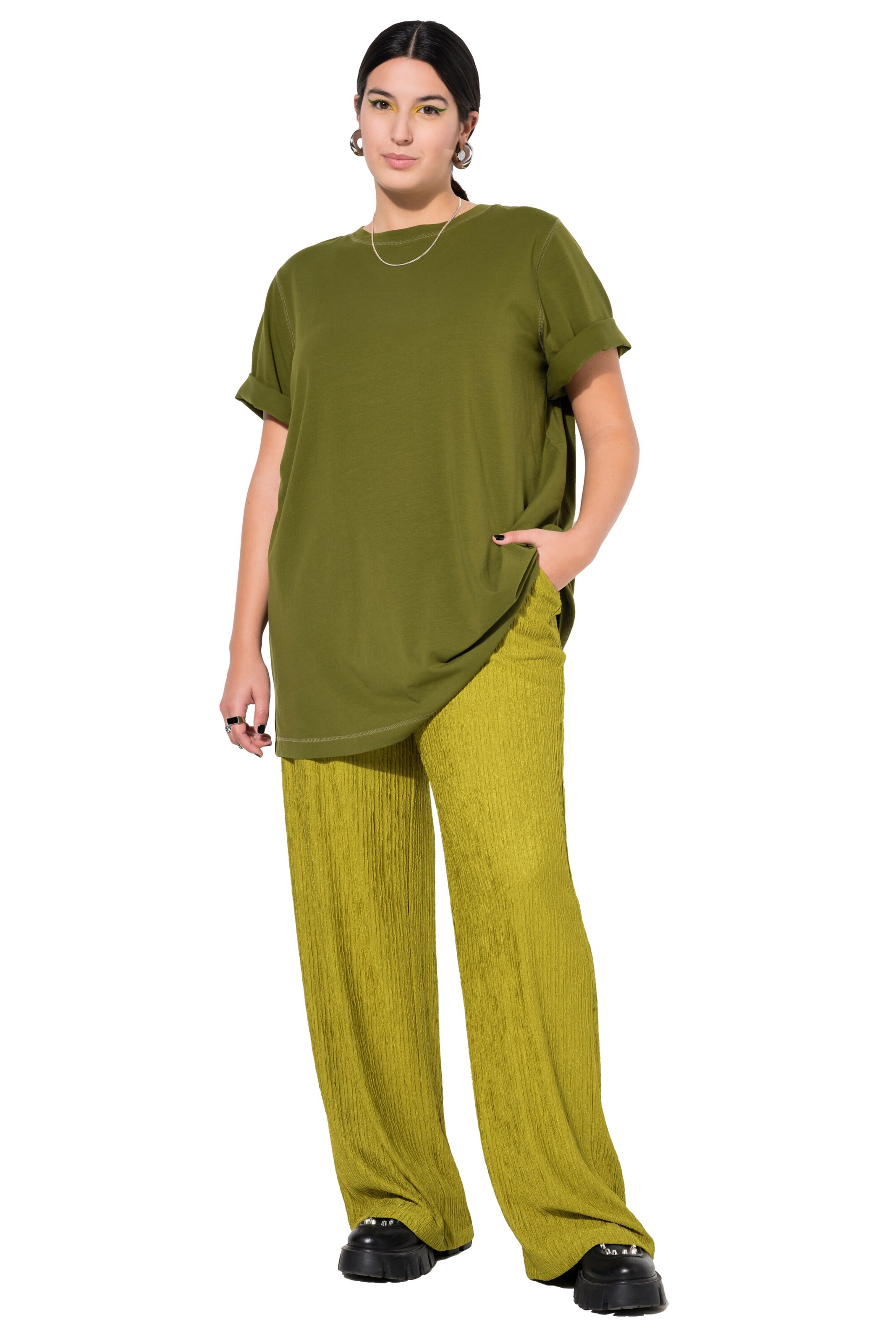 Studio Untold Wide leg Pants in Yellow