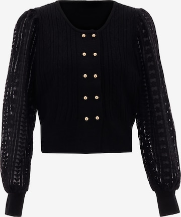 Cardigan NAEMI en noir : devant