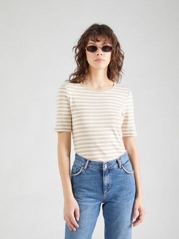 GANT T-shirt i beige: framsida